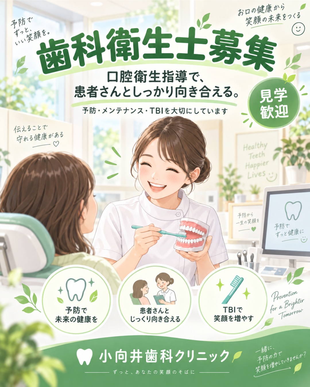 歯科衛生士さん募集しています✨